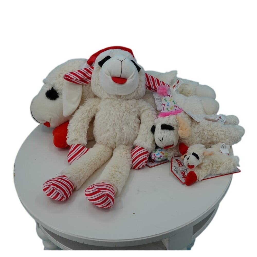Lot of 4 New LambChop Dog Toys.